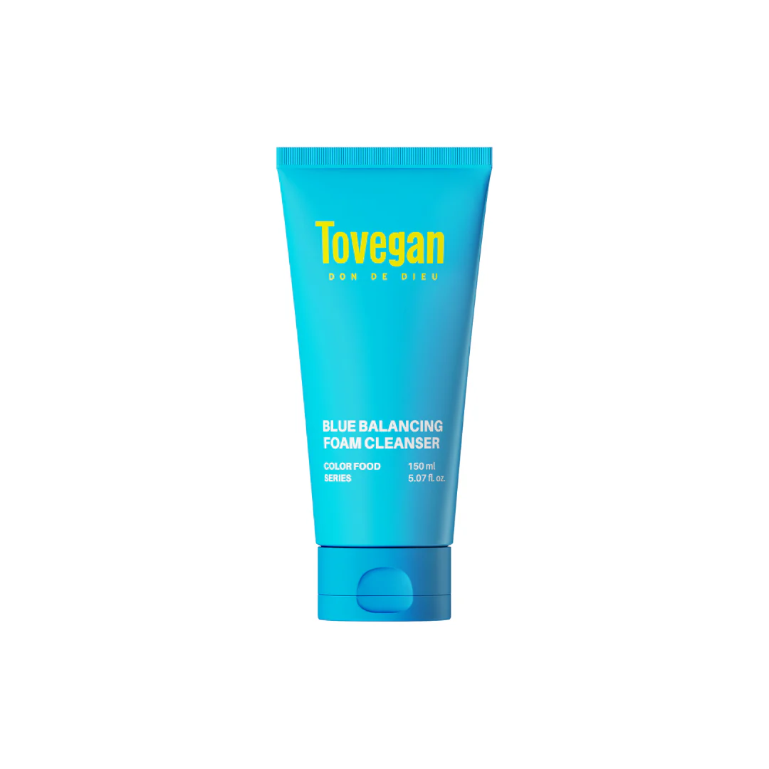 Designsanstitre_4 Tovegan Colorfood Series Blue Balancing Foam Cleanser 150ml - immagine 1