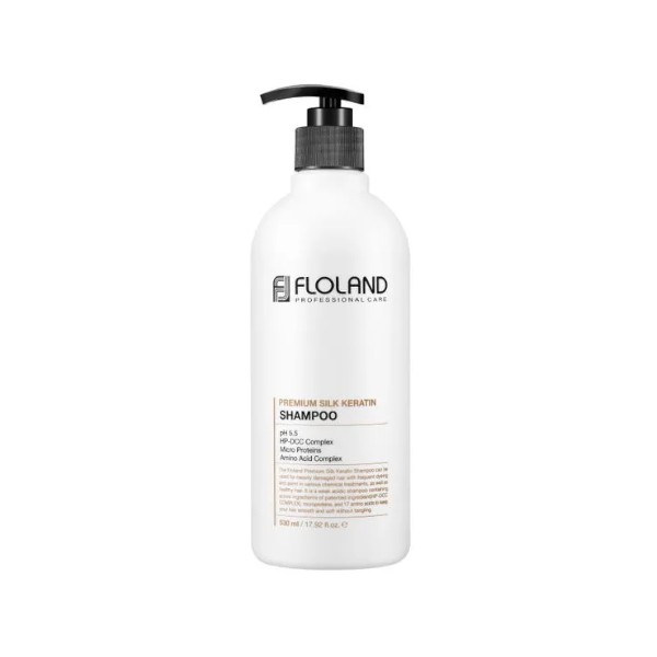 floland-premium-silk-keratin-shampoo-530ml-780 Floland Premium Silk Keratin Shampoo 530ml - immagine 1