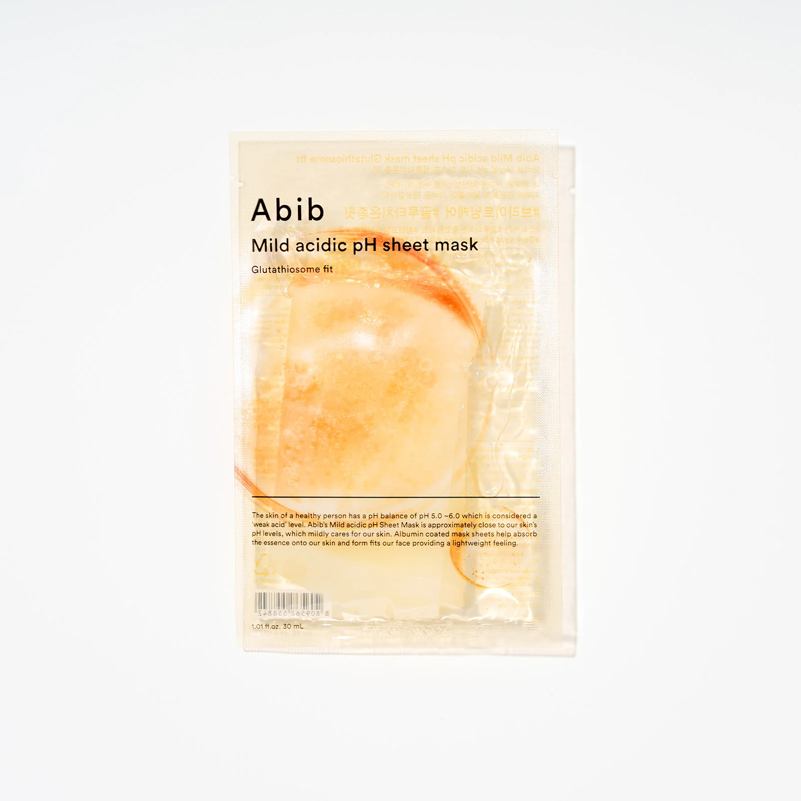 FI-G_b5185d51-43fa-4d70-a16c-1e08b6f8d6f0 ABIB MILD ACIDIC PH SHEET MASK GLUTATHIOSOME FIT 30ml - immagine 1