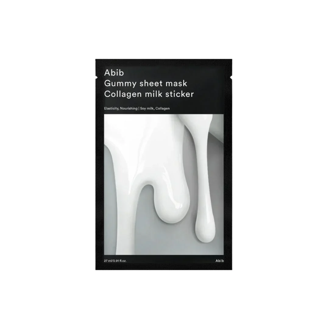 ST-M_2d8da96b-fa91-4842-ba0c-74043ac1adfc ABIB GUMMY SHEET MASK COLLAGEN MILK STICKER 27ml - immagine 1