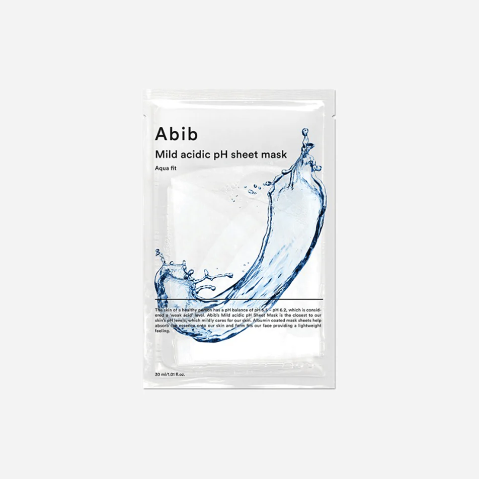 abibabib-mild-acidic-ph-sheet-mask-aqua-fit-1ea-471975 ABIB MILD ACIDIC pH SHEET MASK AQUA FIT 30ml - immagine 1