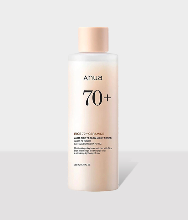 anua_rice_70_ceramide_glow_milky_toner-1 RICE MILKY TONER 250ML EU - immagine 1