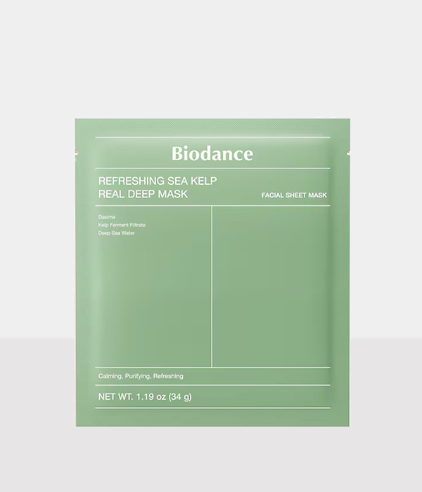 biodance-refreshing-sea-kelp-real-deep-mask-miioradong2 Biodance Refreshing Sea Kelp Real Deep Mask 34g - immagine 1