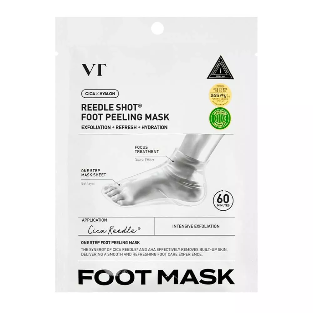 vt-cosmetics-reedle-shot-foot-peeling-mask-miiora VT Reedle Shot Foot Peeling Mask - immagine 1