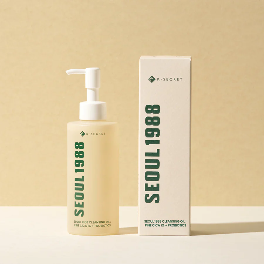 k-secret-cleansing-oil-pine-cica-1+probiotics-miioradong-1 K-Secret Seoul 1988 Cleansing Oil : Pine Cica 1% + Probiotics 200ml - immagine 1
